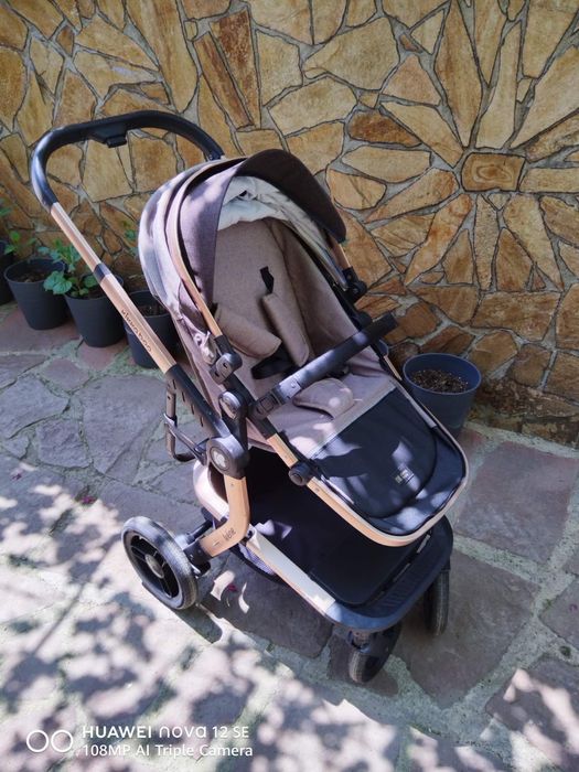 Детска количка KikkaBoo Irene,Beige 2 in 1