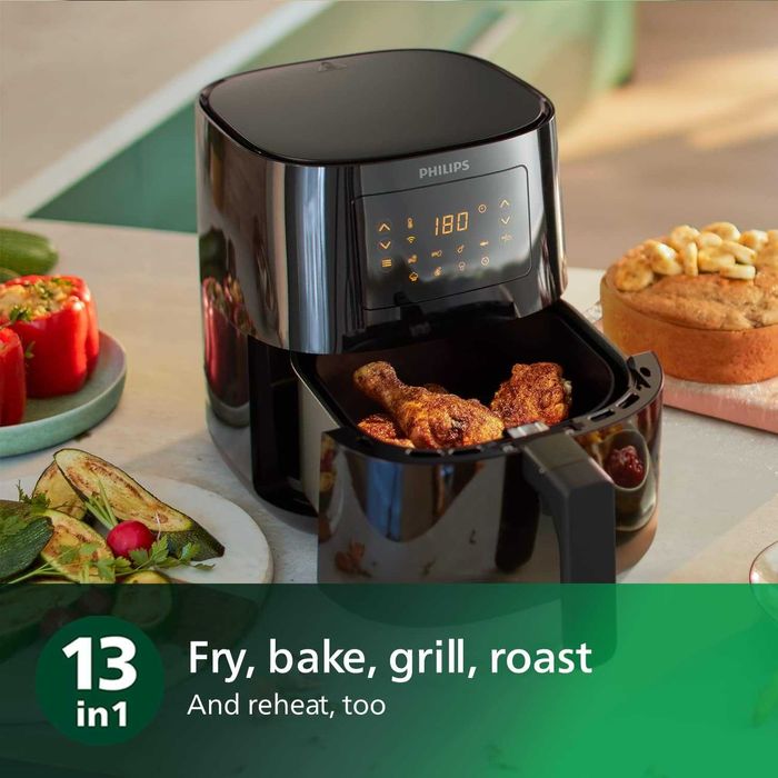 Еар Фрайер Airfryer 13-in-1 Philips 4.1L, 13 програми, Wi-Fi Rapid Air