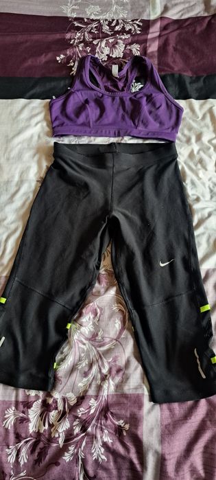 Kit fitness:colanti nike cu maieu