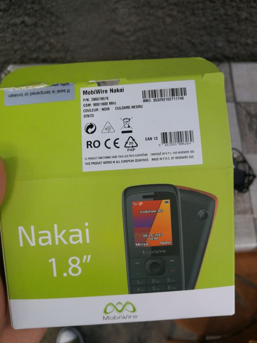 Vând telefon Nakai 1.8 nou!