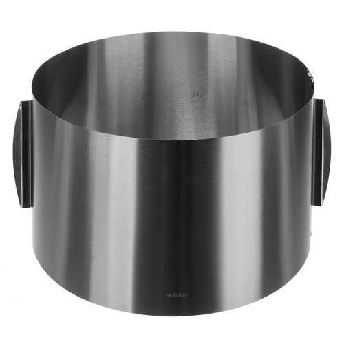 Регулируема форма за печене на торта Ruhhy, неръждаема стомана, диаметър 16-30см