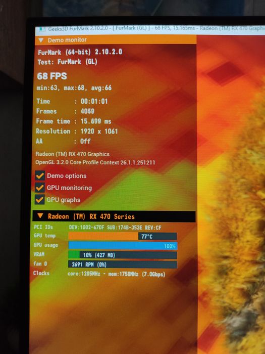 Видеокарта Amd Rx 470 Sapphire