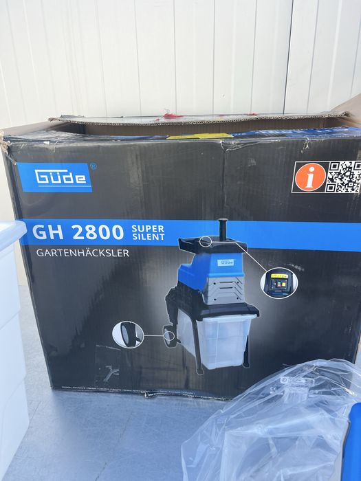 Градинска валцова дробилка Güde GH2800 SUPER SILENT - изключително тиха, max 45 mm