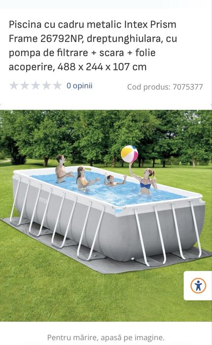 Piscina Intex 488x244x107