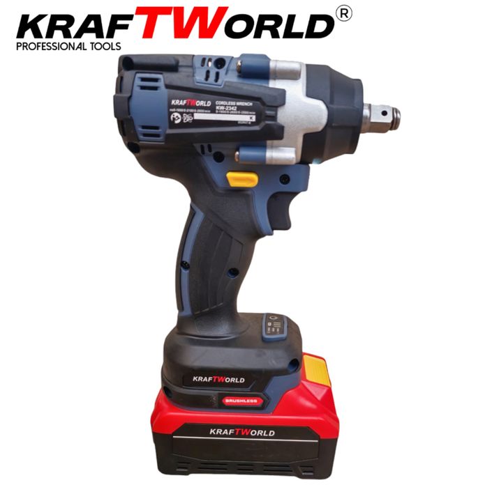 Немски Акумулаторен Комплект Гайковерт и Ъглошлайф125мм Kraft Германия