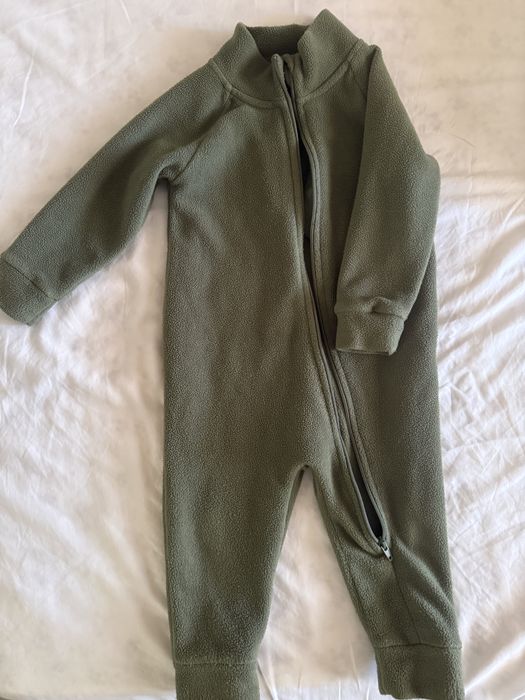 Флисовый детский комбинезон