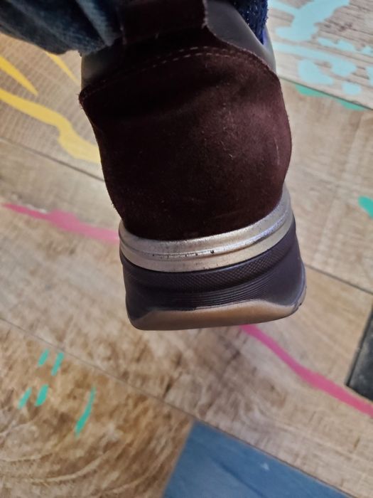 Дамски маратонки естествена кожа