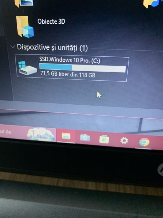 Laptop Hp ProBook Slim intel core i3,Display 14 led,Windows 10 Pro,SSD 130gb memorie,8gb ram,perfect functional cu incarcator