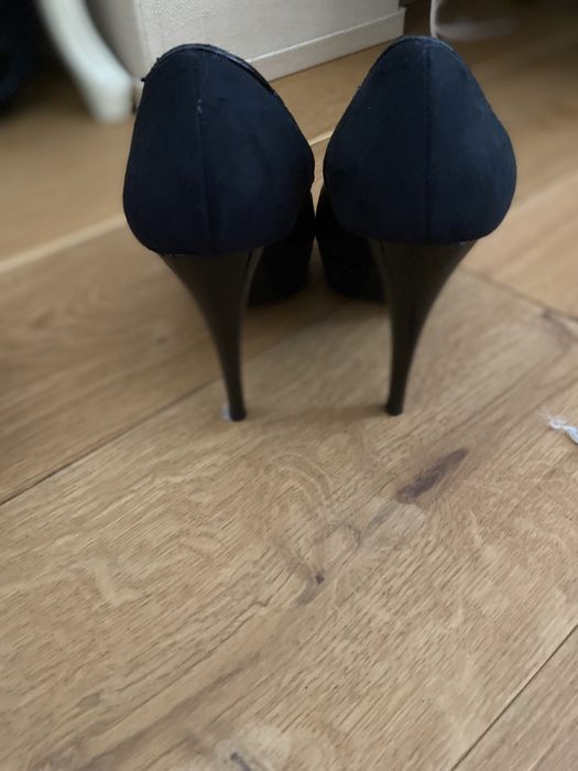 Pantofi nunta negri eleganti