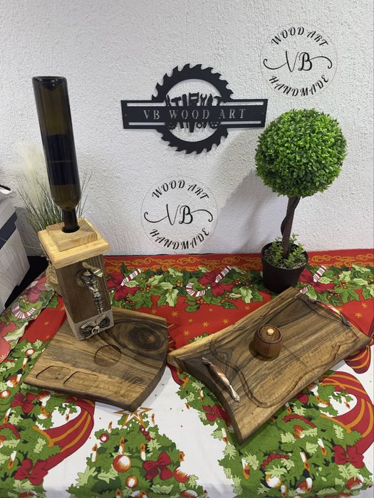 НОВИ МОДЕЛИ НАЛИЧНИ/ГРАВИРАНЕ Диспенсъри за алкохол с дъска за мезета