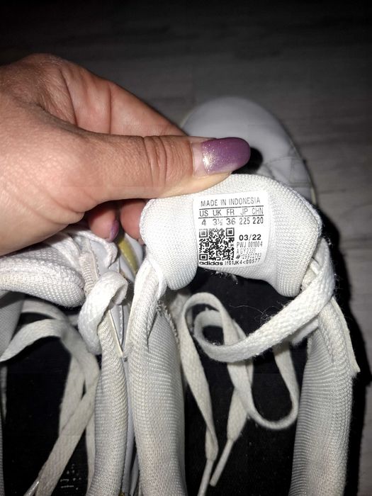 Pantofi sport Adidas +papuci cu blanita, mărimea 36