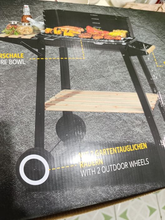 Grătar  cu roți =nou