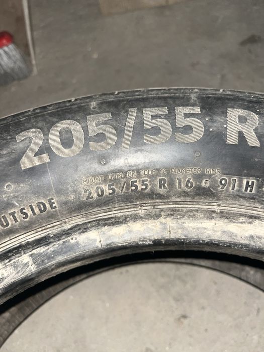 Продам 4летних 3зимних шин 16размер