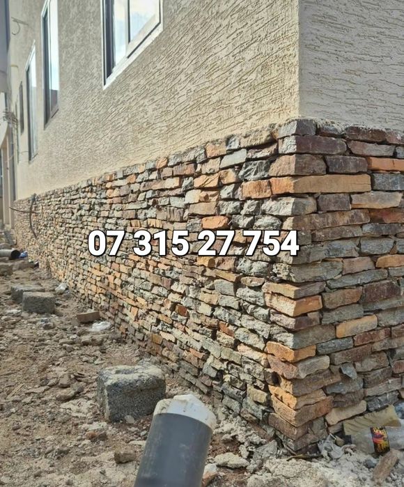 piatra naturală de munte pavaje Alei pietonale Garduri Soclu Stâlpi