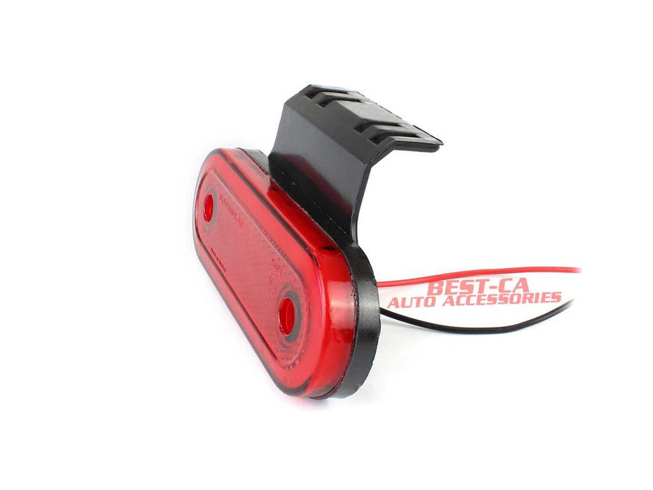 Неонови червени габаритни светлини 12-24V за кемпер, ремарке, камион