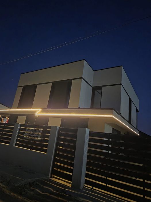 De vanzare casa vila in comuna berceni .Pompa de caldura si incalzire in pardoseala