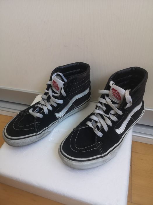 Ghete Vans old school piele întoarsă 36