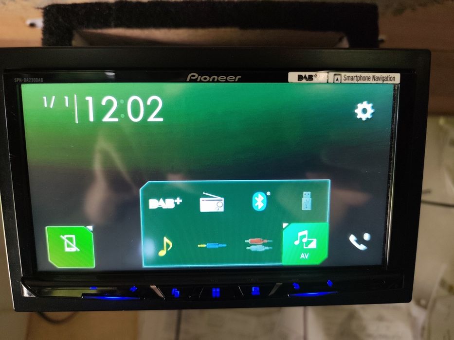 Player auto 2 din Pioneer sph da230dab Bluetooth usb 3x4v preout Android Apple carplay
