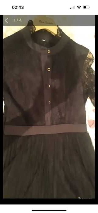 Черное платье на вечер