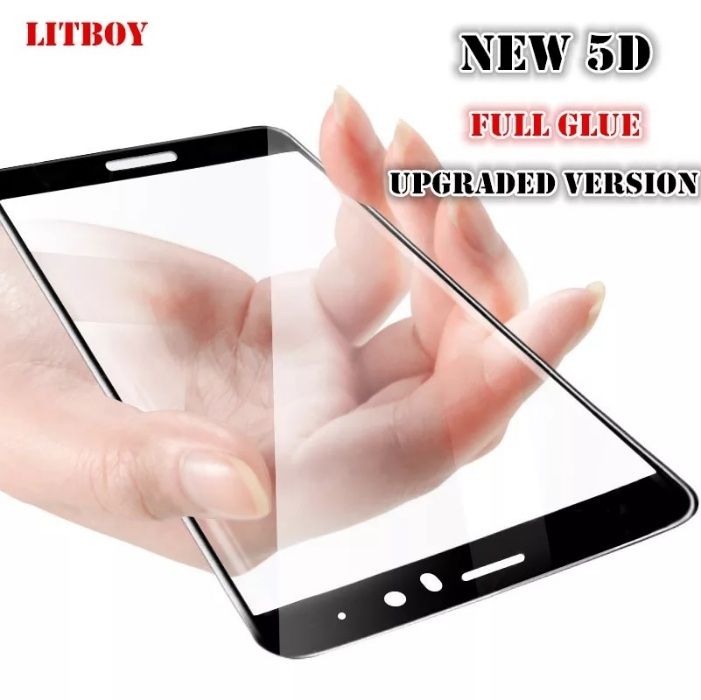 Huawei P30 / P40 Lite E / Mate 20 /Y5 Y6 2018 / 5D Стъклен протектор