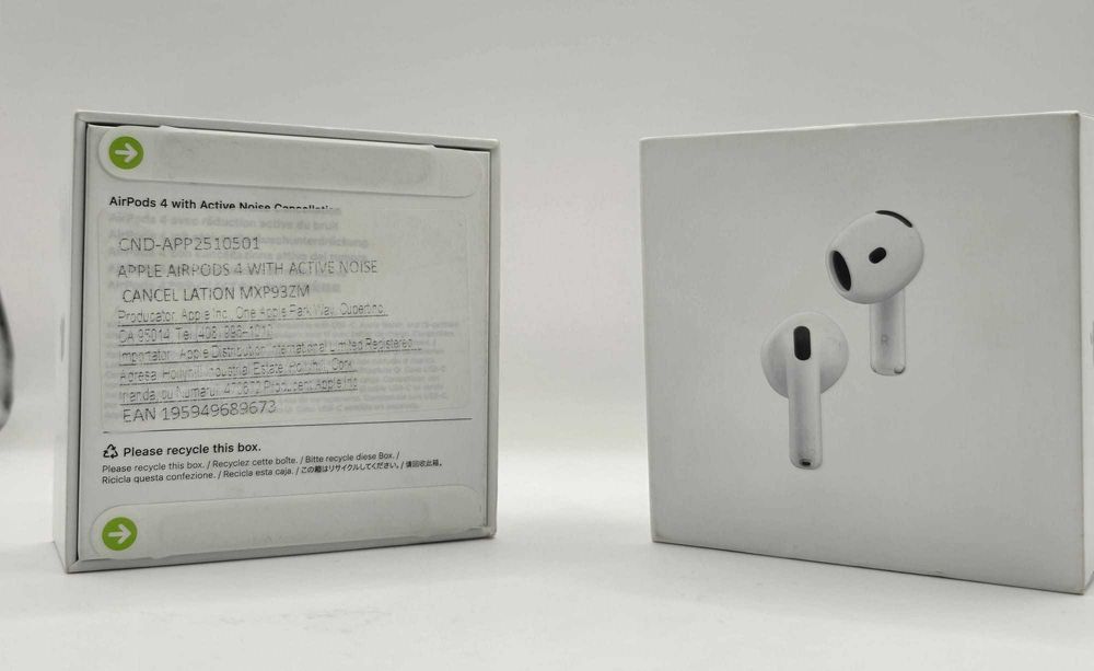 Casti APPLE AirPods 4 Noise Cancelling / NOU / SIGILAT *Krom Amanet *