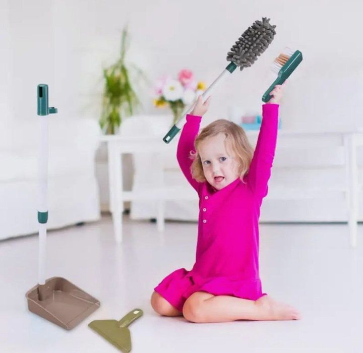 Детский набор для уборки, комплект для ролевых игр