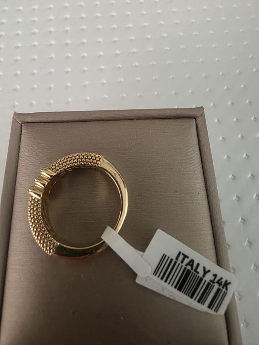 Золотое кольцо 19размер