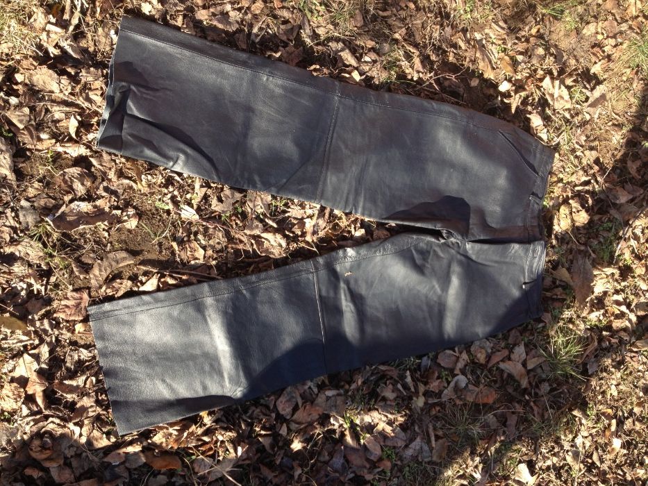 Панталон от естествена кожа. XL,38,42