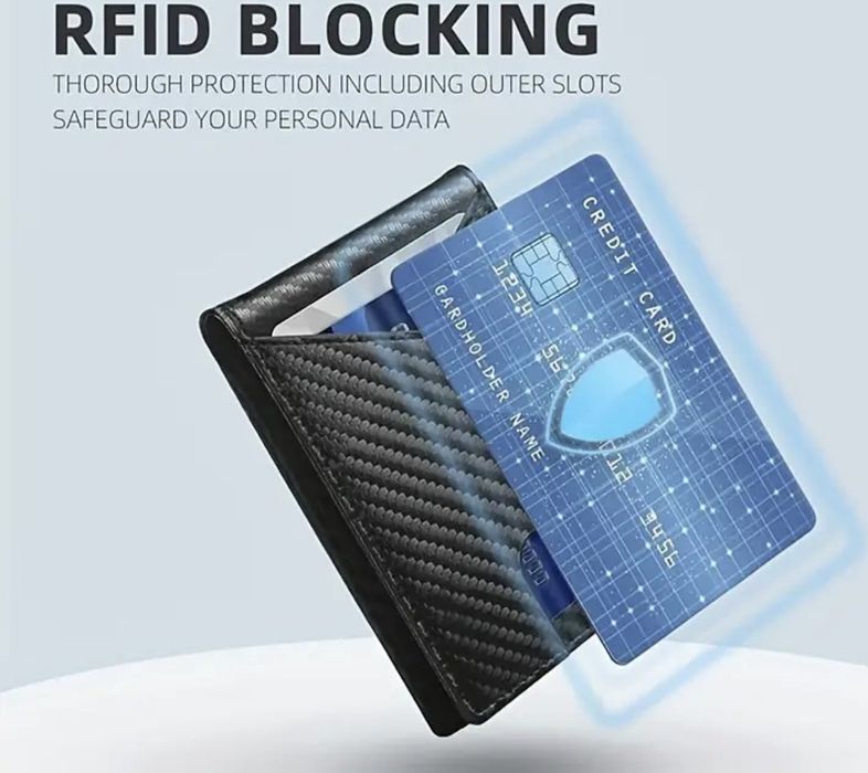 Мъжки портфейл RFID защита