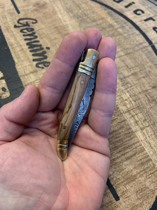 Скъваемо ножче ръчна изработка