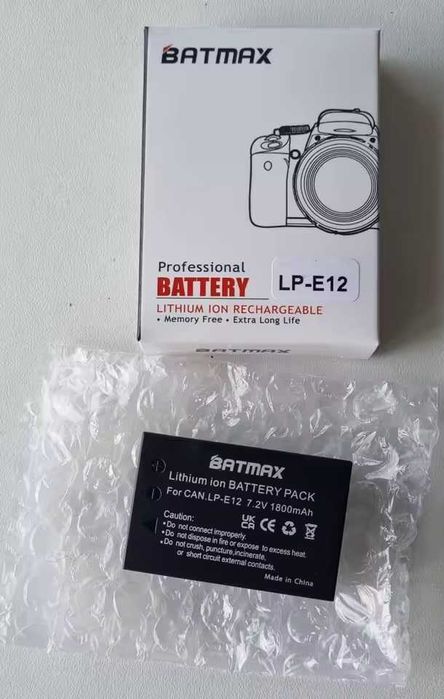 Acumulator LP-E12 Canon EOS M EOS M10 M50 M100 Rebel SL1 100D Kiss X7