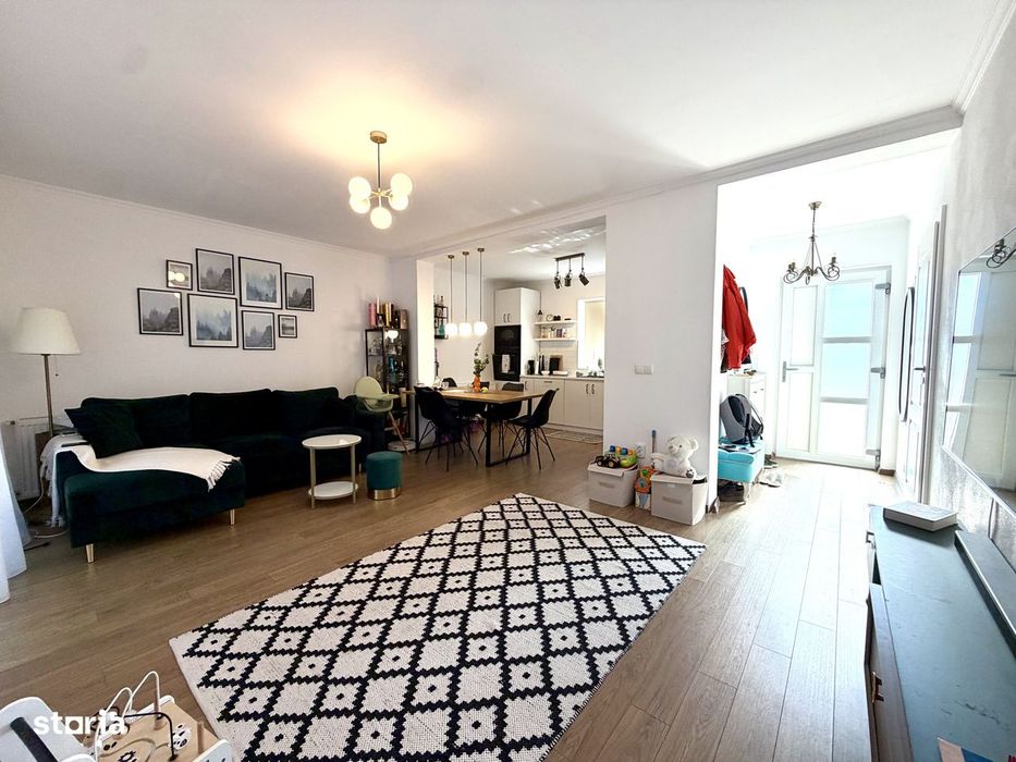 Duplex elegant, 3 camere, 77 mp utili, mobilat/utilat - Sanandrei