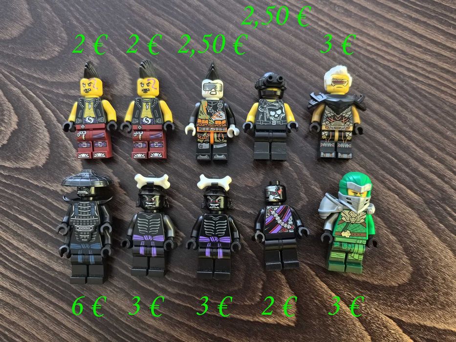 LEGO минифигурки рицари пирати нинджаго космос колекционерски стар уорс уестърн фортнайт властелинът на пръстените други ЧАСТ 3