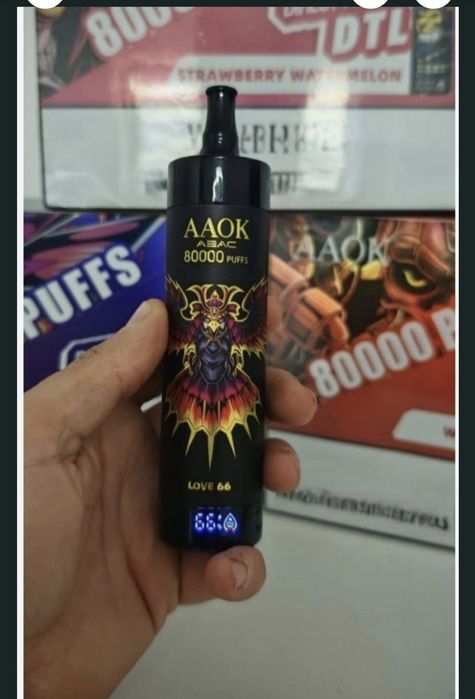 Vape 80.000 Puffs Narghilea Abur Mult Reincarcabil