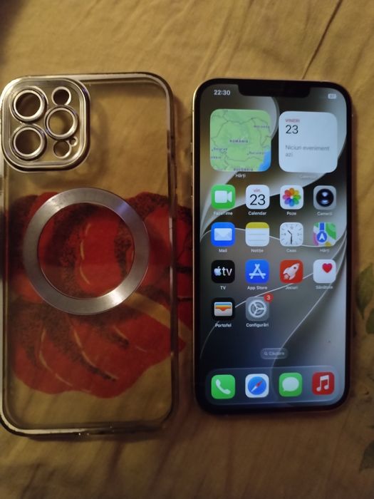 IPhone 12 pro max original liber de rețea perfect funcțional,husă