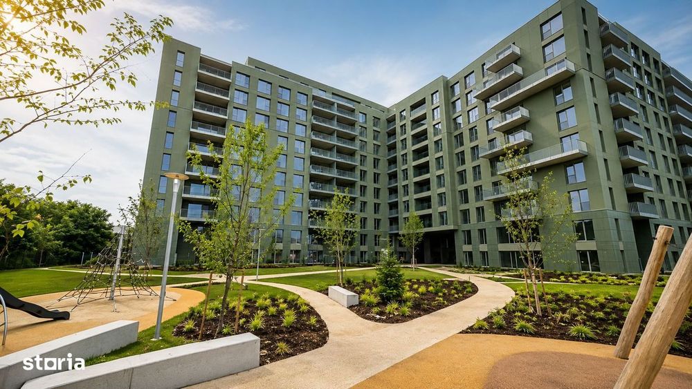Apartament 3 camere finisat, 73 mp, parcare, cladire nZEB, zona Garii