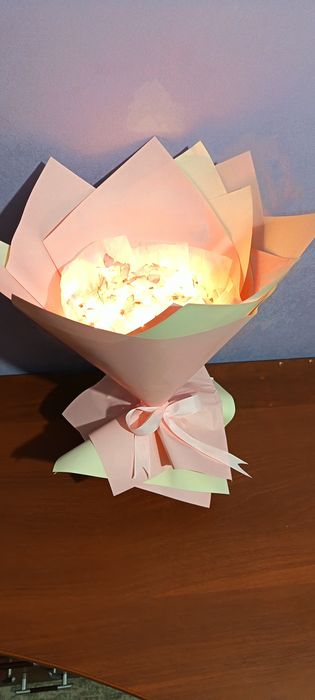 Светящиеся букеты из бабочек