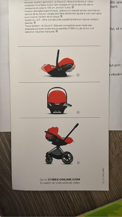 Scoică auto Cybex Cloud Z i-size Autumn Gold