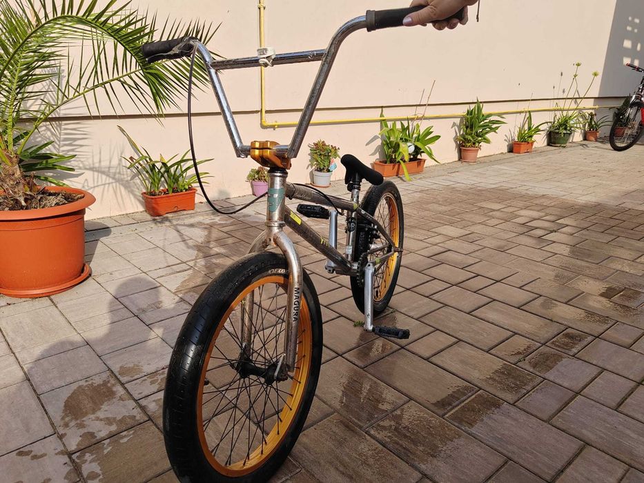 Bicicleta BMX inox