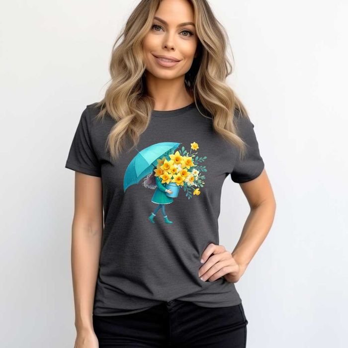 Дамска тениска с цветя, Пролетни модели, Цветя