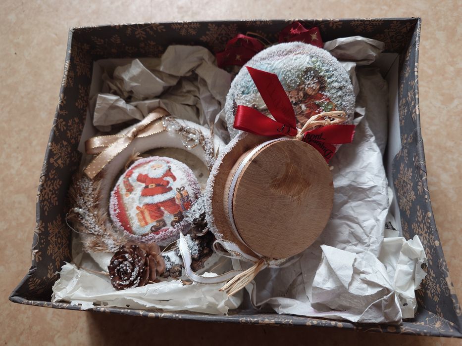 Ръчно изработени коледни играчки