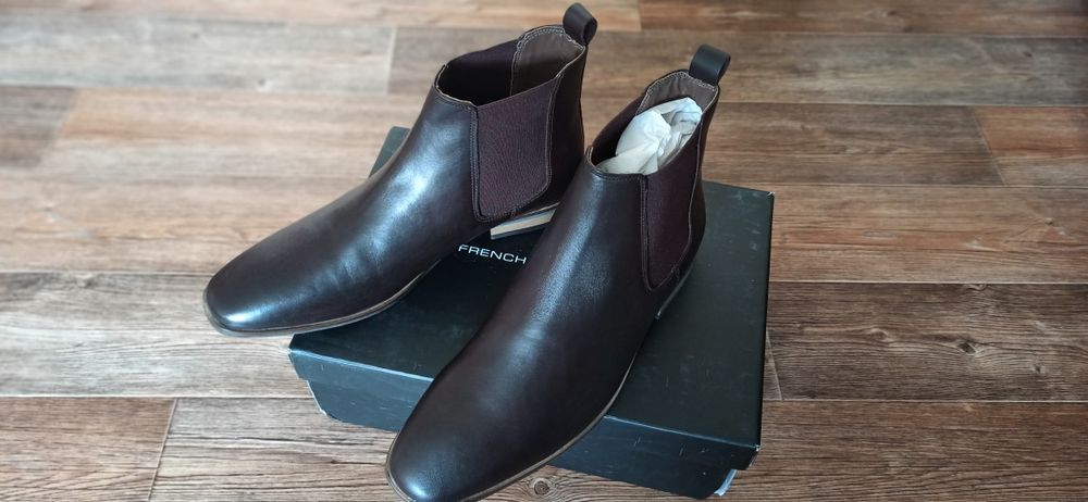 Ботинки Челси кожаные осенние, 43 размер