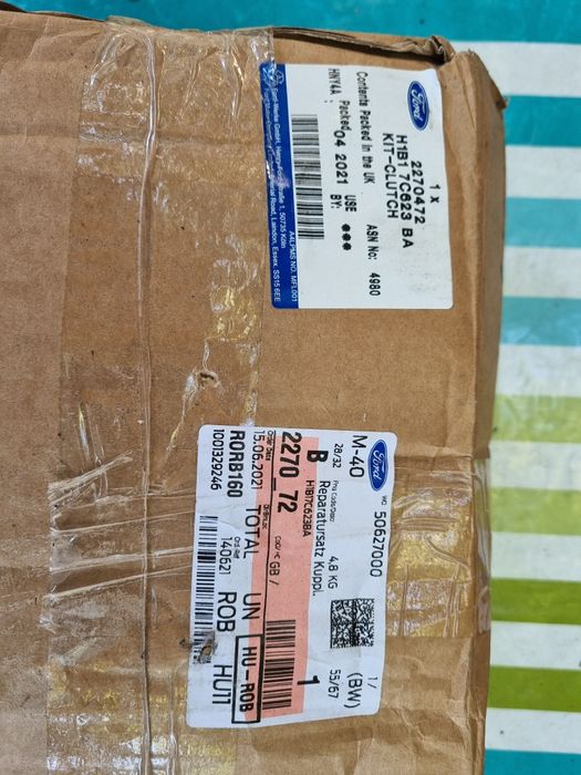 Kit complet ambreiaj Ford Fiesta diesel 2018 MK8 85CP ORIGINAL