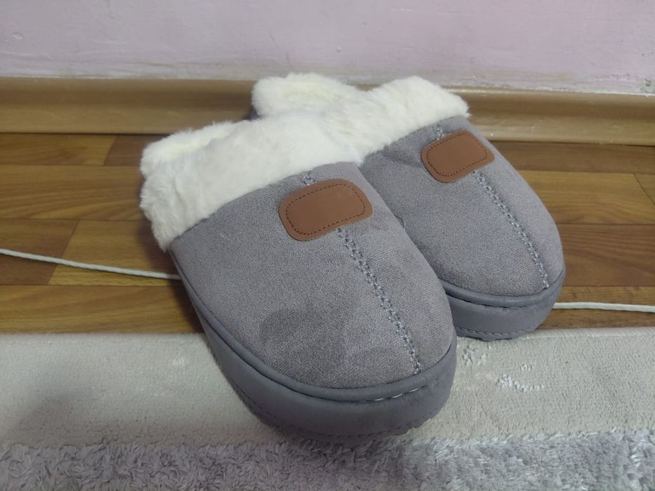 Домашние тапочки с мехом