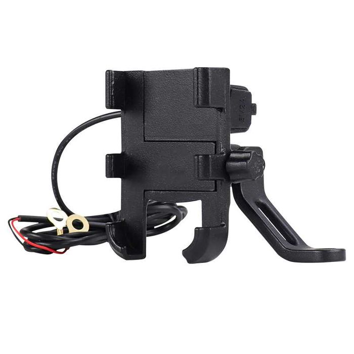 Suport telefon moto, atv, aluminiu, usb charge 2.1A