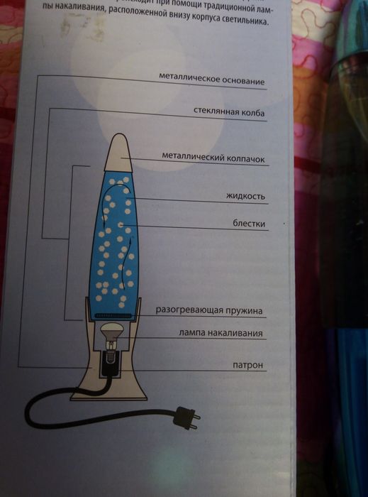 Настольный светильник Аватар.