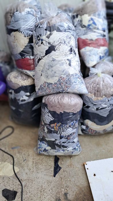 Памучни парцали нови 10 кг чувал нарязани