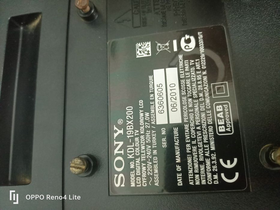 Телевизор SONY диоганаль 45