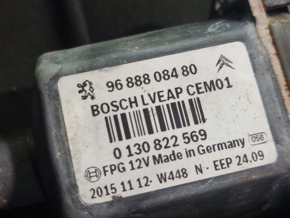 Macara geam stanga spate 9688808480 Peugeot 508 1 (facelift) (2014 - 2020)