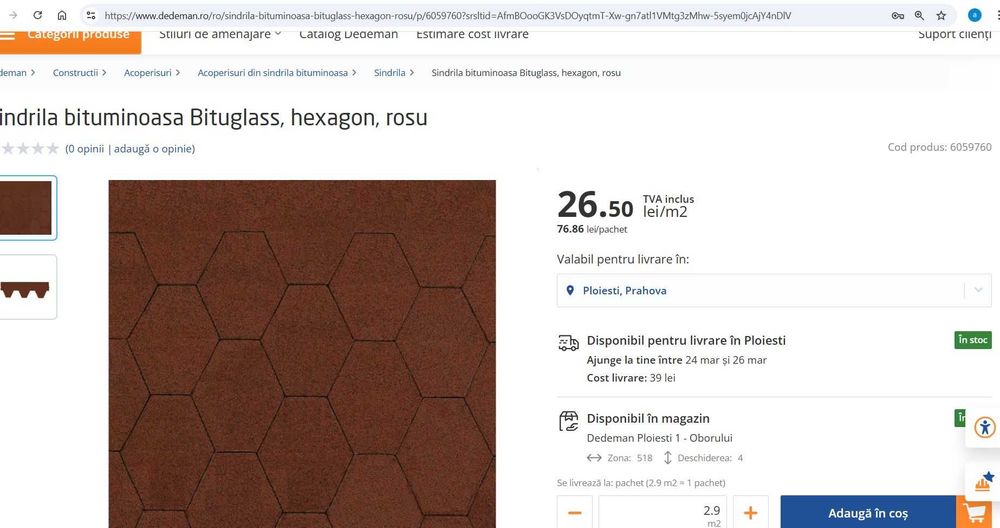 Solzi acoperis/ bardoline/ sindrila bituminoasa